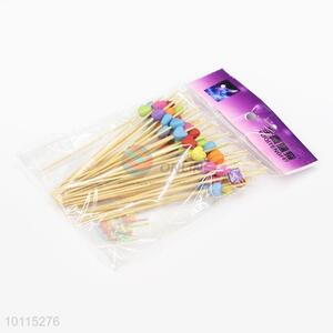 Hot Sale Bamboo Toothpicks/Fruit Picks Set