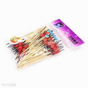 Low Price Bamboo Toothpicks/Fruit Picks Set