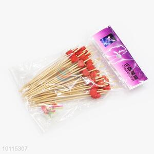 China Hot Sale Bamboo Toothpicks/Fruit Picks Set
