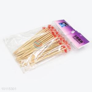 Wholesale Popular Bamboo Toothpicks/Fruit Picks Set