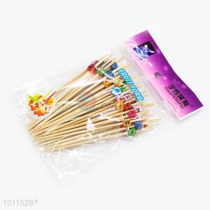 Wholesale New Bamboo Toothpicks/Fruit Picks Set