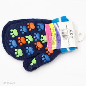 Claw pattern winter children gloves