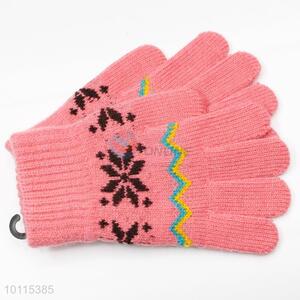Warm winter acrylic children gloves