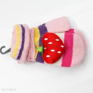 Strawberry cheap children custom gloves