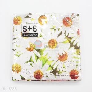 Simple low price hot sales feverfew napkin