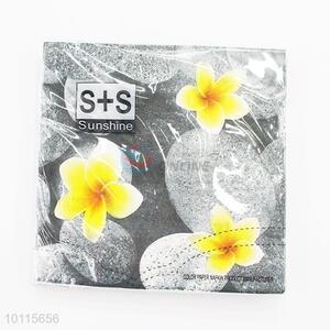 Newly design lovely yellow flowers napkin