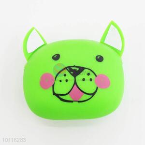 Green Dog Shaped Coin Purse,Coin Holder,Coin Pouch