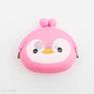 Pink Bird Silicone Coin Purse,Coin Holder,Coin Pouch