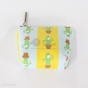 Cactus pattern 11*8*3.5cm change purse/ coin purse/ coin pouch