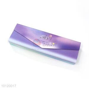 Purple Single Layer Pencil Box/Pencil Case
