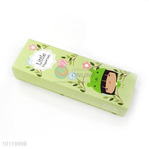High Quality Green Single Layer Pencil Box/Pencil Case