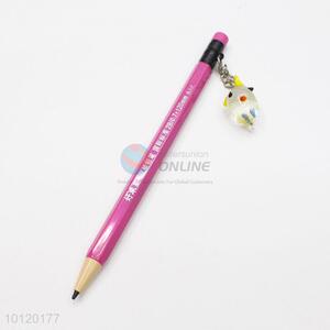 Custom cheap price creative pencil with lovely pendants