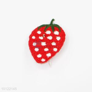 Personalized strawberry embroidery patch
