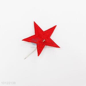 Solid Red Star Embroidery Patch