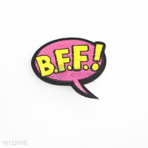 Wholesale b.f.f. letters embroidery patches