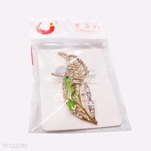 Locust&Leaf Shaped Brooch for Garment