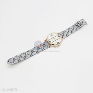 Wholesale high quality fashion pu wrist quartz watch