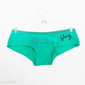 Spandex briefs women underwear green color comfortable women briefs
