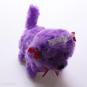 Purple Plush Electronic Dog Toy for Kids
