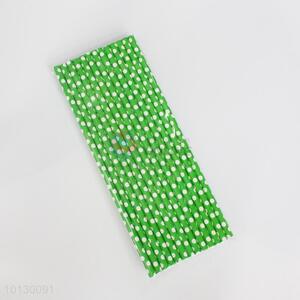 Good Quality Green Customizable Paper Straw