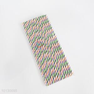 Beautiful Multicolor Customizable Paper Straw