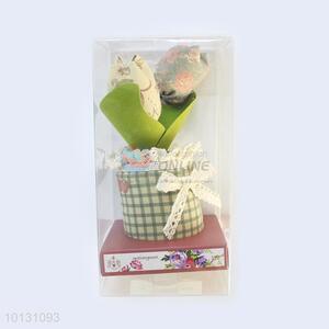 Bamboo Charcoal Bag With 2pcs Flower Bouquets