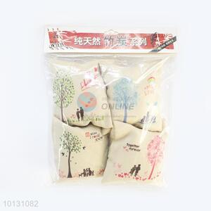 Hot Sale 4pcs Bamboo Charcoal Air Freshener Bags Set