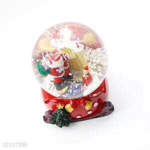 Made in China Father Christmas resin crystal ball