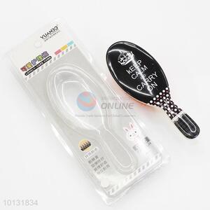 Lovely Oval Shape Portable Cartoon Comb Anti-Static Massage Hair Brush