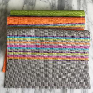 Cheap Price Placemat with Rainbow Stipes