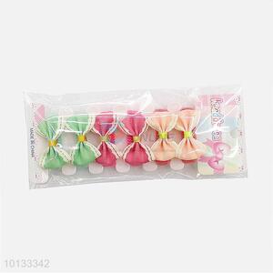 Factory Direct Wholesale Kids Hair Ring with Bowknot