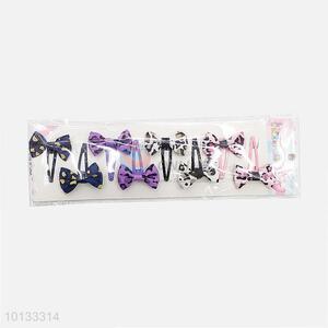 Popular Lovely Colorful Bowknot Hair Clips for Children