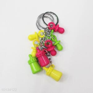 Gifts And Carfts Color Feeding-bottle Shaped Key Chains