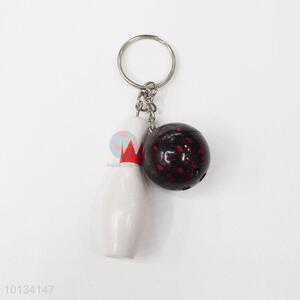 Novel Product Key Chains With Bowling Pendant