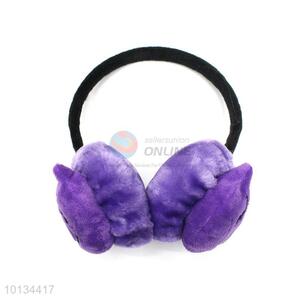 Purple Cartoon Face Warm <em>Earmuff</em>