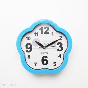 Creative Design Blue Flower Shape Alarm Clock