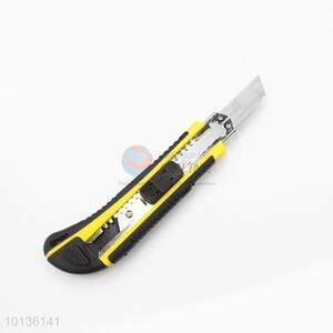 Low price cool black&yellow art knife