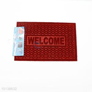 Fashion design anti slip welcome door mat