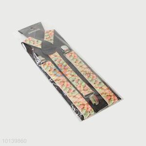 Latest Design Clip-on Trouser Braces Suspender with Marshmallows Pattern