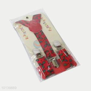 Popular Leaves Printed Stretchable Y-Shape Suspenders for Kids