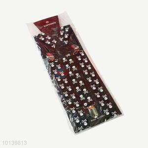 Latest Arrived Metal Clips Suspenders with White Skulls Pattern for Adults