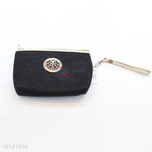 Elegant shinny cosmetic makeup bag for lady