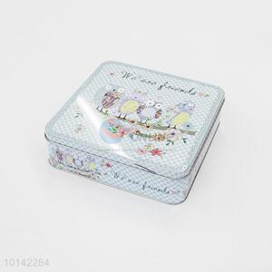 Empty Tin Box Square Tinplate Box Food Storage Box Wholesale