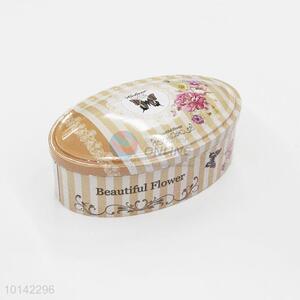 Multi-function Oval Shape Tin Box Candy/Cookie Box Storage Box