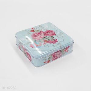 Promotional Unique Square Tin Box Candy Box Storage Box