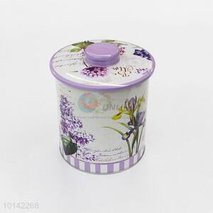 China Wholesale Candy Storage Round Cookie Metal Tin Box