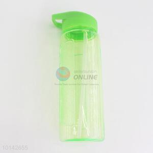 Hot Sale Green Plastic Sports Water Bottle