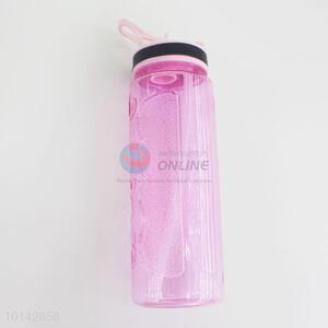 Popular Rose Red Plastic Sports Bottle for Drinking