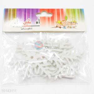 White snowflake adhesive craft set/DIY non-woven decorative craft