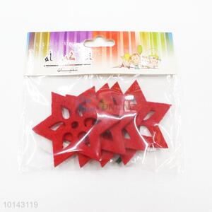 Red star adhesive craft set/DIY non-woven decorative craft